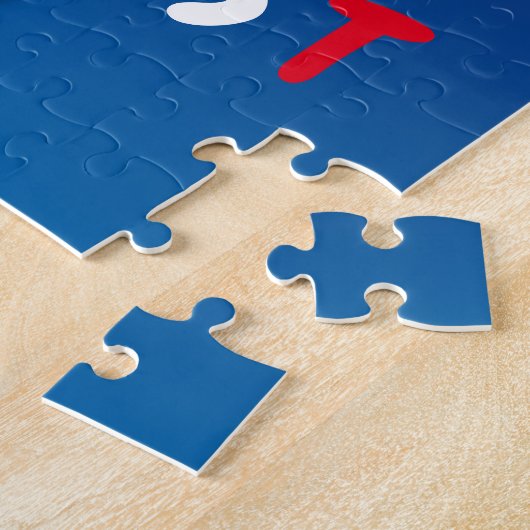 Niedlicher Weltraumraketenschiff vom Geburtstag Puzzle (Seite)