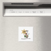 Niedlicher Western Cowboy Cat Tab Magnet (In Situ (Geschirrspüler))