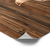 Niedlicher Western Cowgirl Herzchen Poster (Ecke)