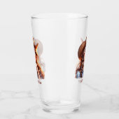 Niedlicher Western Cowgirl hinzufügen Glas (Rechts)