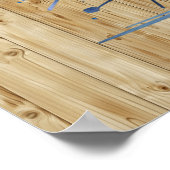 Niedlicher Western Cowgirl Stiefel Boogie Poster (Ecke)