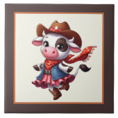 Niedlicher Western Fliese (Vorderseite)