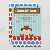 Niedlicher Western-kleine Einladung (Vorne/Hinten)