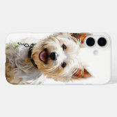 NIEDLICHER WESTLICHER HIGHLAND WHITE TERRIER PUPPY Case-Mate iPhone HÜLLE (Rückseite (Horizontal))