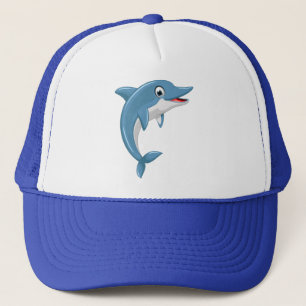 Niedlicher Whale-Cartoon Truckerkappe