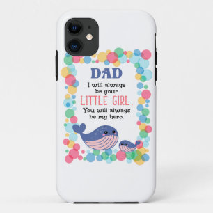 Niedlicher Whale Vater werde ich immer dein kleine Case-Mate iPhone Hülle