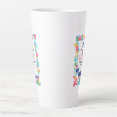 Niedlicher Whale Vater werde ich immer dein kleine Milchtasse (Vorderseite)