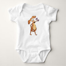 Niedlicher Whimsical Brown Hund Heften
