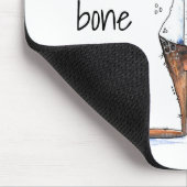 Niedlicher Whimsical Dog Koch Mousepad (Ecke)