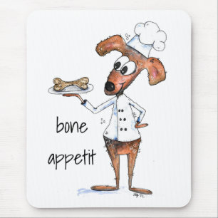 Niedlicher Whimsical Dog Koch Mousepad