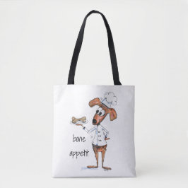 Niedlicher Whimsical Dog Koch Tasche