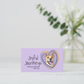 Niedlicher Whimsical Dog Trainer Visitenkarte (Stehend Vorderseite)