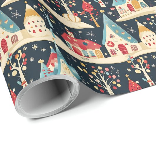 Niedlicher Whimsical Fun & Festivals Geschenkpapier (Rolleneckpunkt)