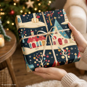 Niedlicher Whimsical Fun & Festivals Geschenkpapier
