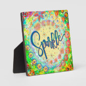 Niedlicher Whimsical Fun Inspiration Fotoplatte (Vorderseite)