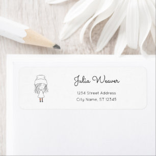 Niedlicher Whimsical Girl Odd Socks Hat Cartoon