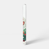 Niedlicher Whimsical Rentier mit Gitarre Samsung Galaxy Hülle (Linke Seite)