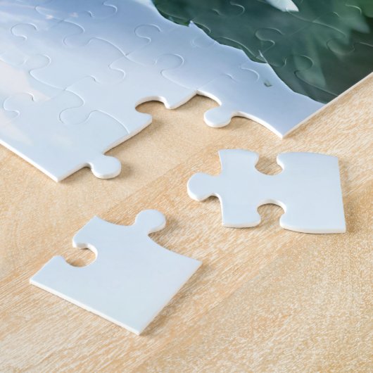 Niedlicher Whimsical Snowman in der Weihnachtsfeie Puzzle (Seite)