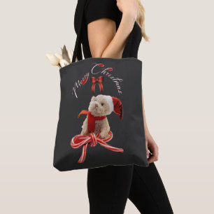 Niedlicher Whimsical Teddy Bär Weihnachten Tasche