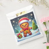 Niedlicher Whimsical Weihnachten/Winter Lebkuchen Geschenktütchen (Versiegelt)