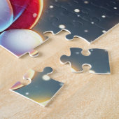 Niedlicher Whimsical Weihnachten/Winter Lebkuchen Puzzle (Seite)