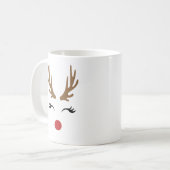 Niedlicher Whimsical Weihnachtsmann Kaffeetasse (Vorderseite Links)