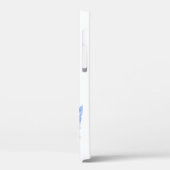 Niedlicher Whimsikaler Hund auf der Surfboard Case-Mate iPhone Hülle (Rückseite / Links)