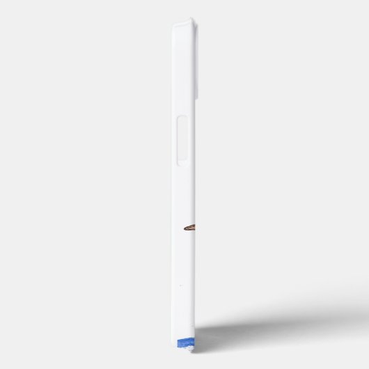 Niedlicher Whimsikaler Hund auf der Surfboard Case-Mate iPhone Hülle (Rückseite / Rechts)