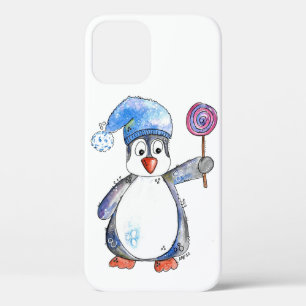 Niedlicher Whimsikaler Pinguin mit Lollipop Case-Mate iPhone Hülle