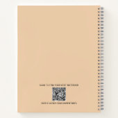 Niedlicher whimsischer Astronaut, Planet-Weltraum, Notizblock (Rückseite)