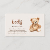 Niedlicher Whimsischer Bär Begleitkarte (Vorderseite)