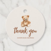 Niedlicher Whimsischer Bär Geschenkanhänger (Vorderseite)