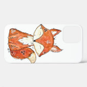 Niedlicher Whimsischer Fox Case-Mate iPhone Hülle (Rückseite (Horizontal))