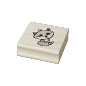 Niedlicher Whimsischer Fox Gummistempel (Stempel)