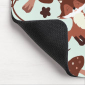 Niedlicher Whimsischer Fox Mousepad (Ecke)