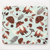 Niedlicher Whimsischer Fox Mousepad (Vorne)