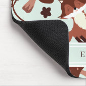 Niedlicher Whimsischer Fox Mousepad (Ecke)