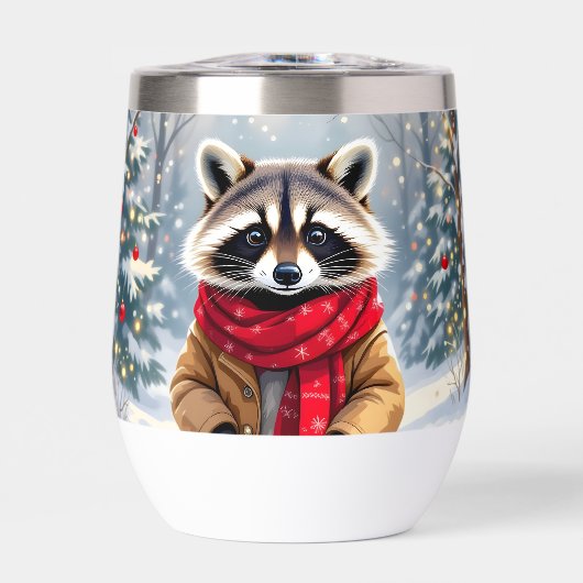 Niedlicher Whimsischer Raccoon (Vorderseite)