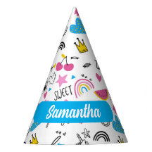 Niedlicher Whimsischer Vorname Unicorn Regenbogenm