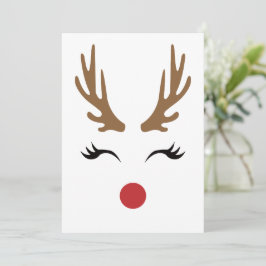 Niedlicher Whimsischer Weihnachtsmann Feiertagskarte