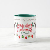 Niedlicher Whimsischer Weihnachtsmuschel - Cooler  Tasse (Zentrum)