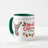 Niedlicher Whimsischer Weihnachtsmuschel - Cooler  Tasse (Vorderseite Links)