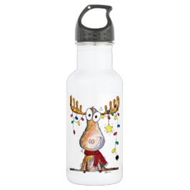 Niedlicher Whimsischer Weihnachtsschlamm Edelstahlflasche