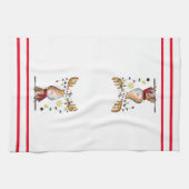 Niedlicher Whimsischer Weihnachtsschlamm Geschirrtuch (Horizontal)