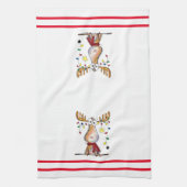 Niedlicher Whimsischer Weihnachtsschlamm Geschirrtuch (Vertikal)