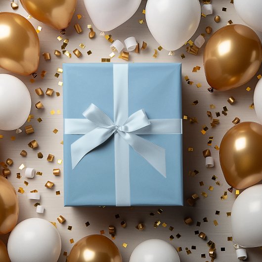 Niedlicher Whimsy Blue Blue Wrapping Paper Roll Geschenkpapier