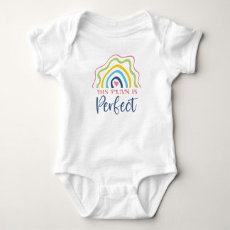 Niedlicher White Baby Bodysuit Strampler