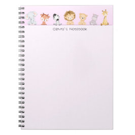 Niedlicher Wild Cups farbiger Farbverlauf Personal Notizblock