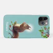 Niedlicher Wild Eichhörnchen und bearbeitbarer Tex Case-Mate iPhone Hülle (Rückseite (Horizontal))