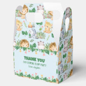 Niedlicher Wild One Jungle Safari Geschenkschachtel (Geöffnet)